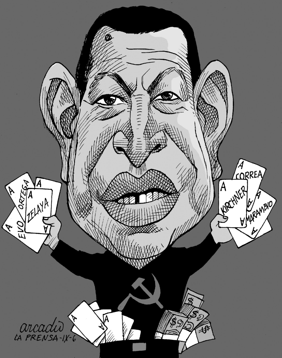 Hugo Chávez y sus cartas