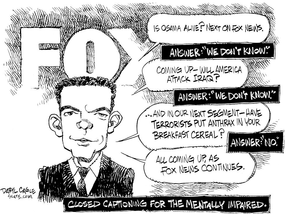  FOX NEWS by Daryl Cagle