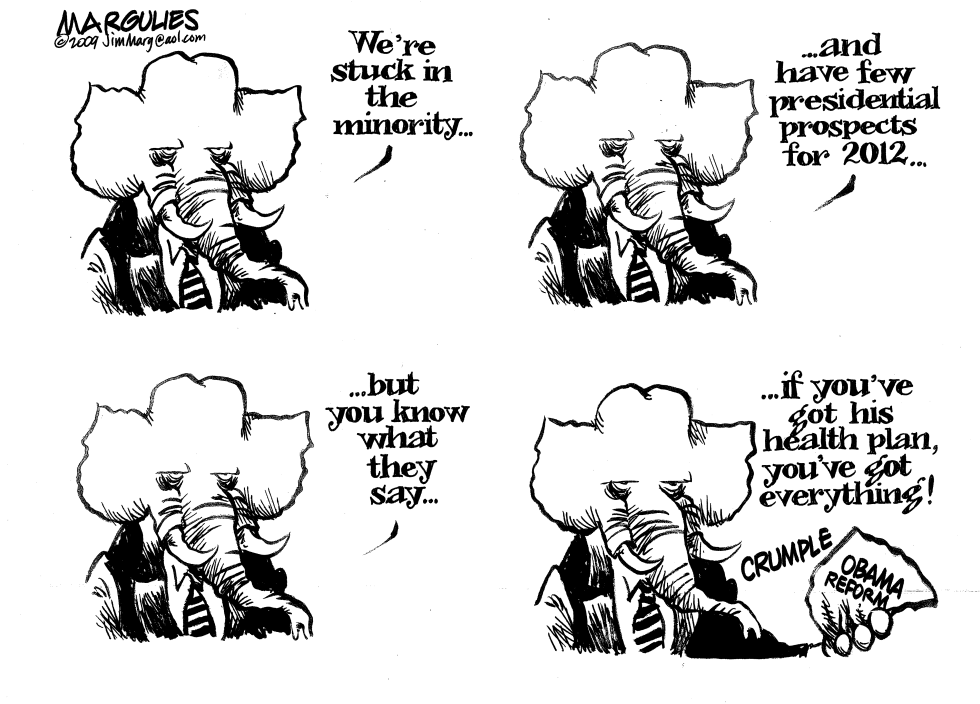 REPUBLICANS AND OBAMA HEALTH PLAN by Jimmy Margulies