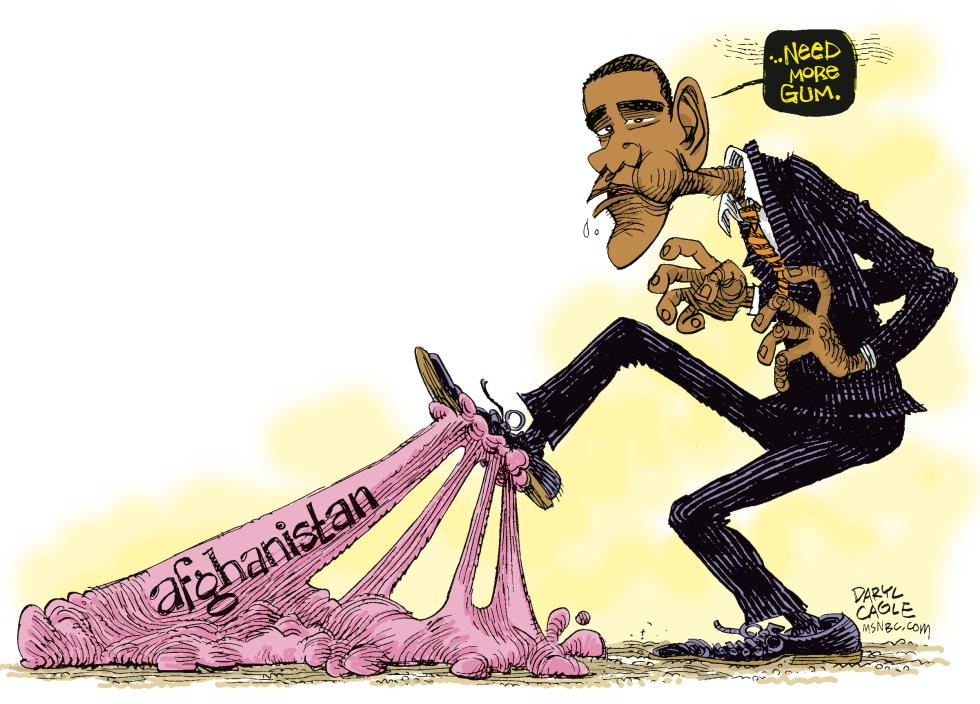Obama and Afghanistan Color