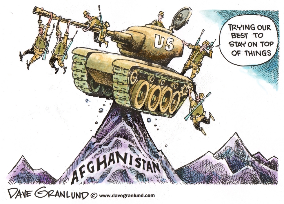  US IN AFGHANISTAN by Dave Granlund