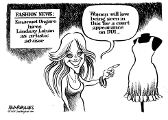 EMANUEL UNGARO HIRES LINDSAY LOHAN by Jimmy Margulies