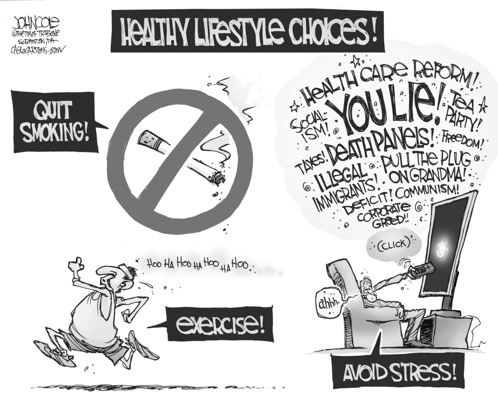 Unhealthy debate BW