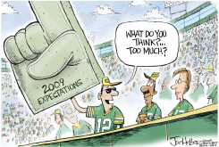 FOOTBALL BEGINS by Joe Heller