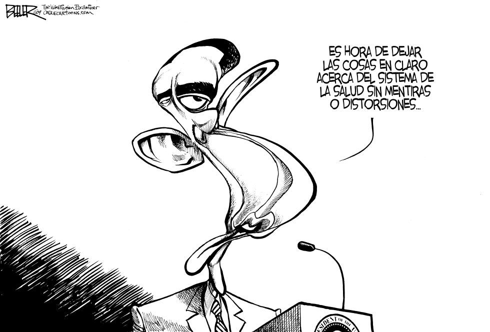  DISTORSIONES DEL SISTEMA DE CUIDADO DE LA SALUD DE OBAMA by Nate Beeler