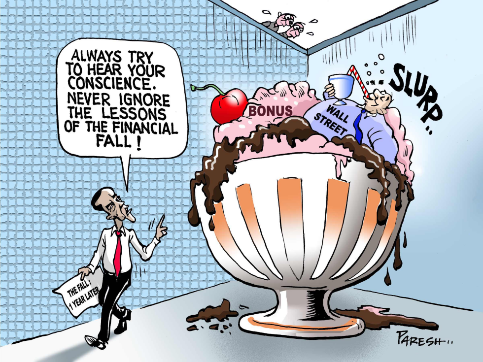 Obama warns Wall St