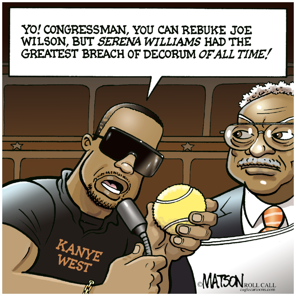 Kanye West Protests House Rebuke of Joe Wilson-COLOR