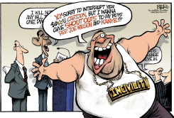PARDON THE INTERRUPTION  by Nate Beeler