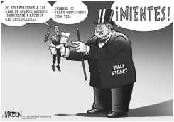 OBAMA MIENTE A WALL STREET by R.J. Matson