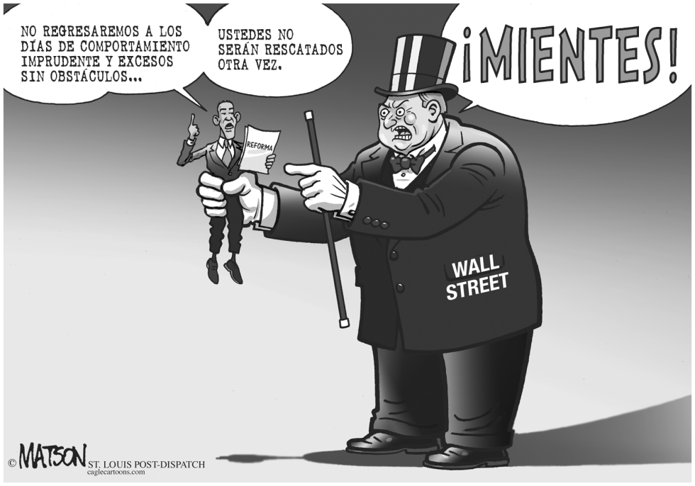 Obama miente a Wall Street