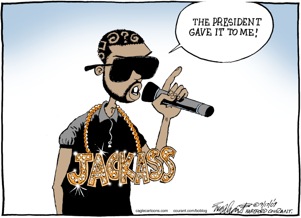  KANYE WEST by Bob Englehart