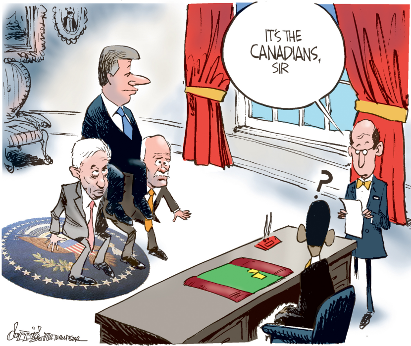 Canadians visit Obama