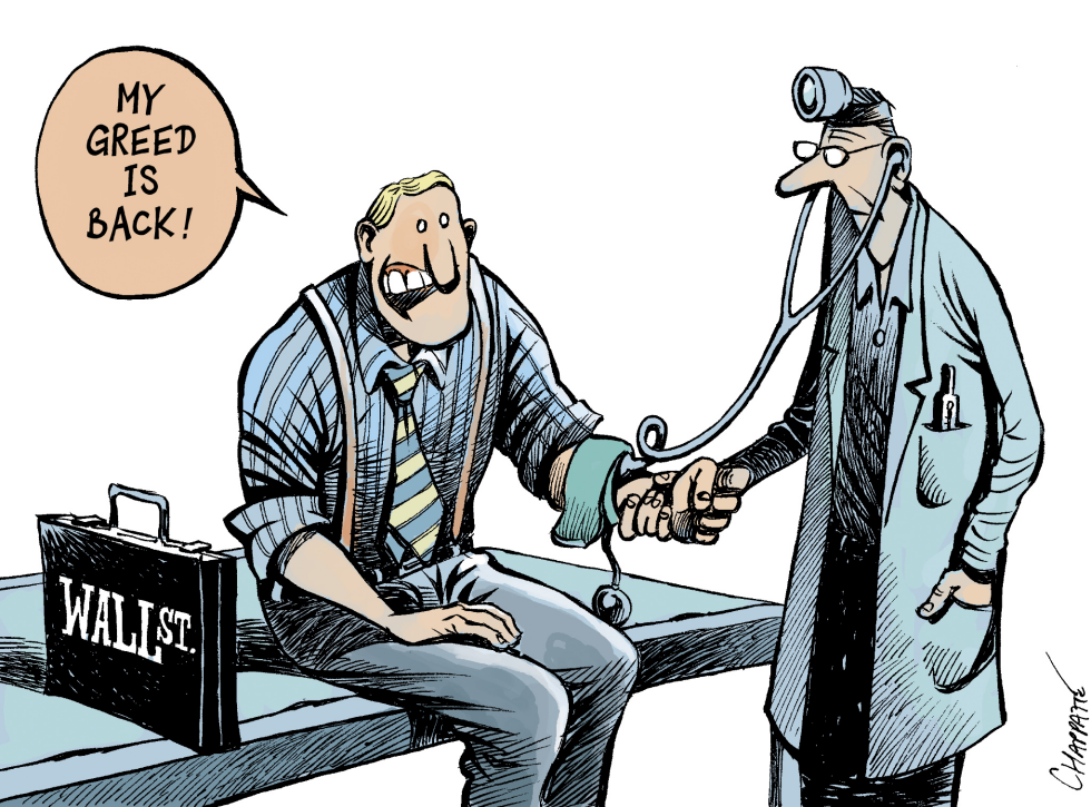  SIGNS OF ECONOMIC RECOVERY by Patrick Chappatte