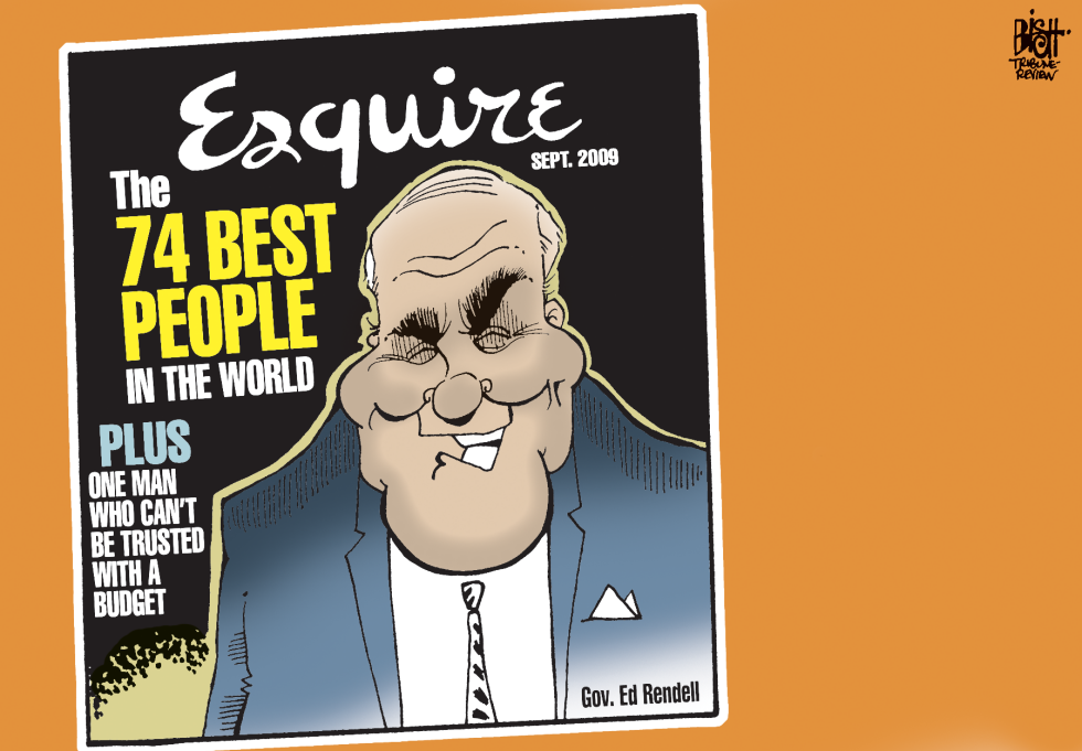 PA- ED RENDELL IN ESQUIRE MAGAZINE, COLOR