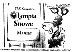 SENATOR OLYMPIA SNOWE by Jimmy Margulies
