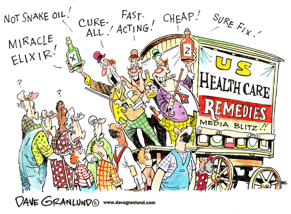  HEALTH CARE HUCKSTERS by Dave Granlund