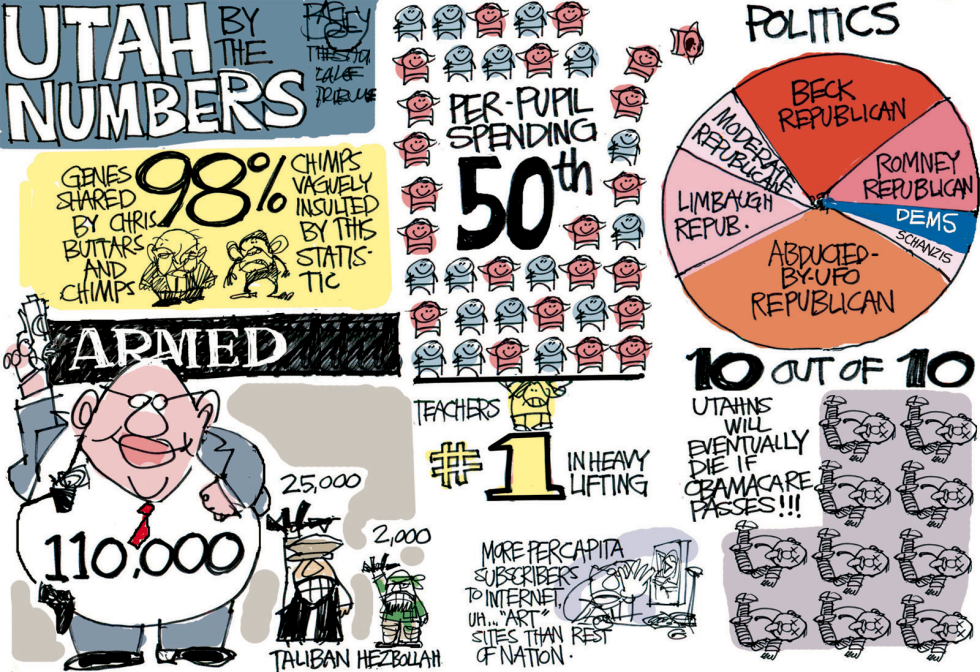  LOCAL UTAH NUMBERS by Pat Bagley