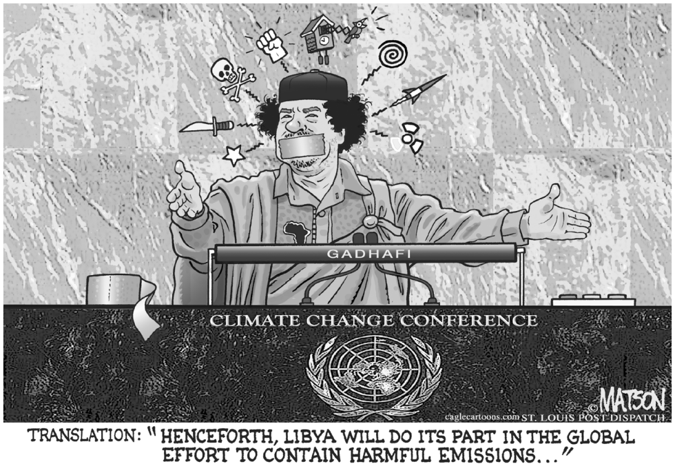 Gadhafi Addresses The U.N.