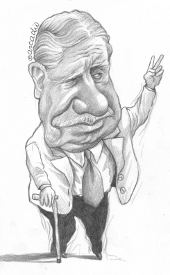 AUGUSTO PINOCHET - CARICATURE by Arcadio Esquivel