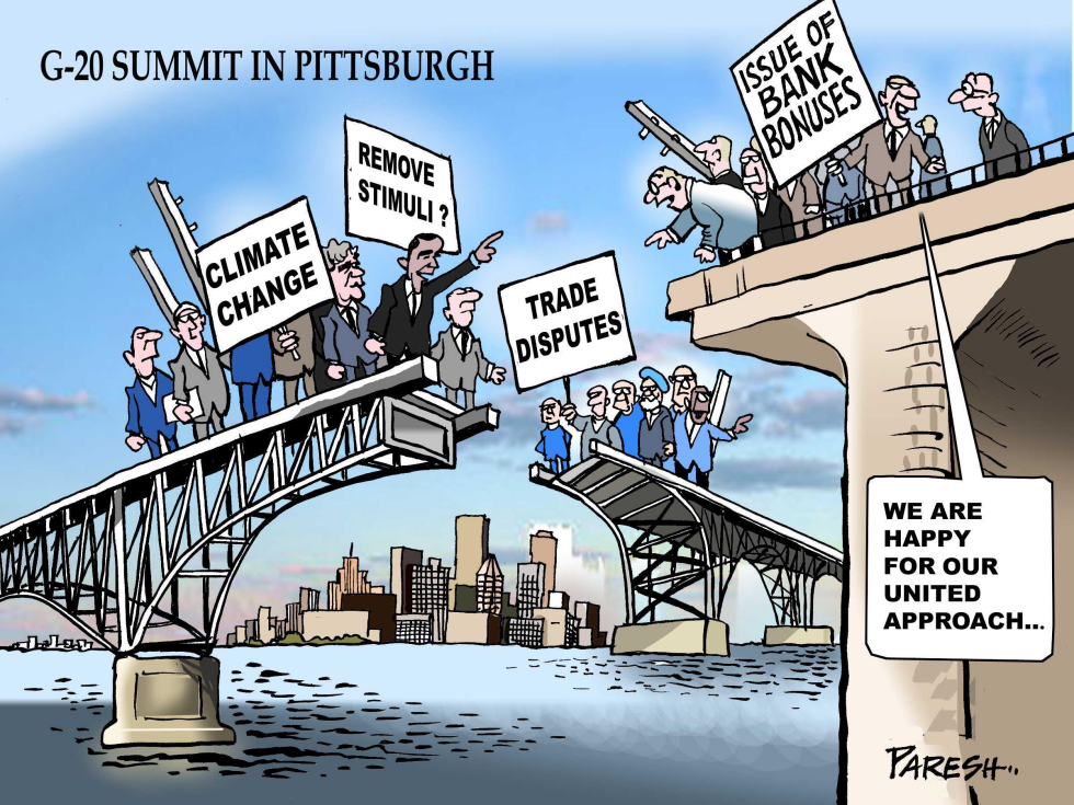  G-20 IN PITTSBURGH by Paresh Nath