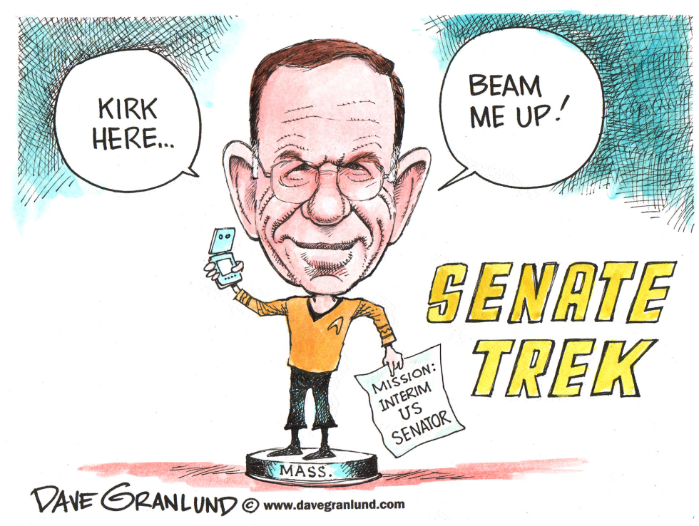  KIRK NAMED INTERIM MA SENATOR by Dave Granlund