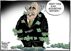 CHARLIE RANGEL  by Bob Englehart