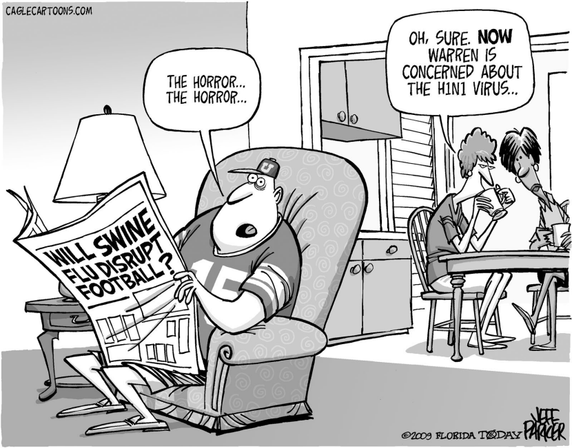 Pigskins and Swine Flu