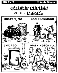 GREAT CITIES OF THE USA PART 1 by Andy Singer