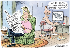 WILLIAM SAFIRE by Joe Heller