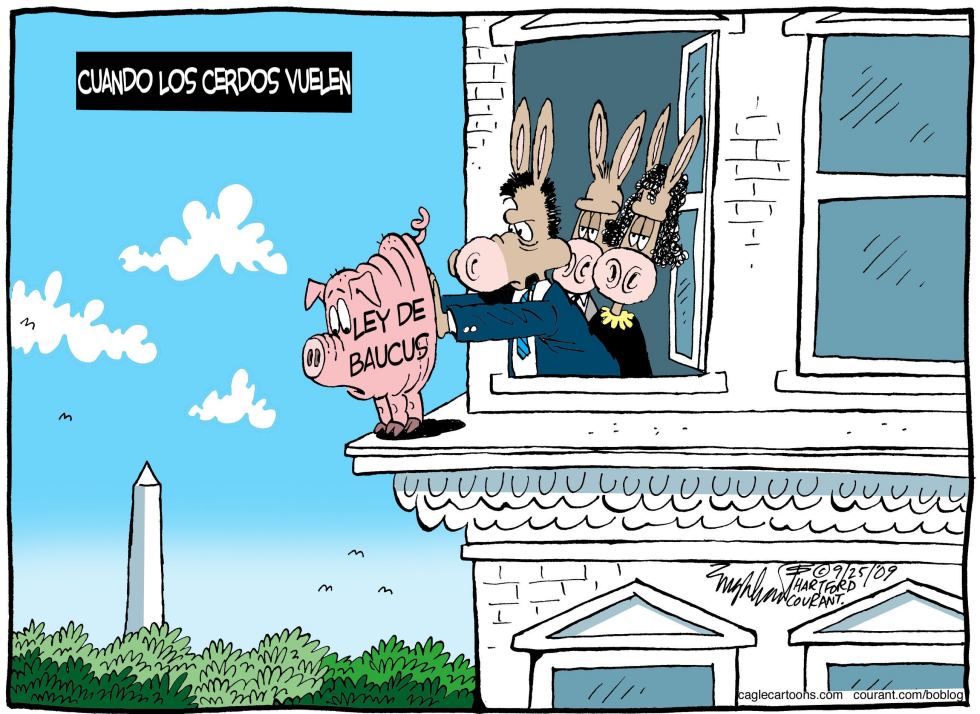  LEY DE BAUCUS  by Bob Englehart