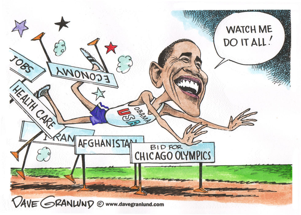 Obama and Olympic-style hurdles