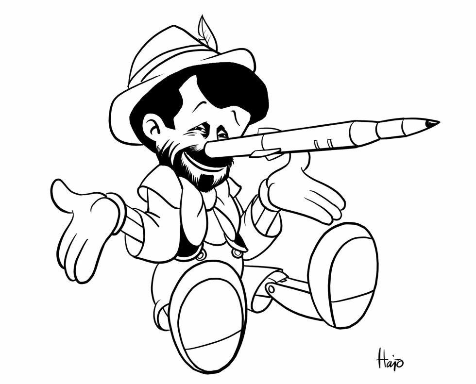 ahmadinejad pinoccio