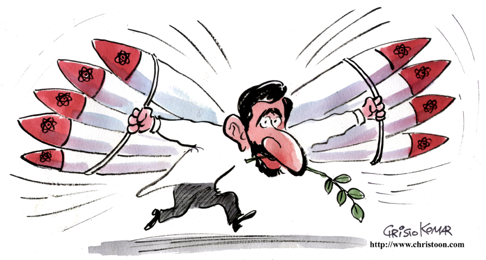 Ahmadinejad The Dove - COLOR