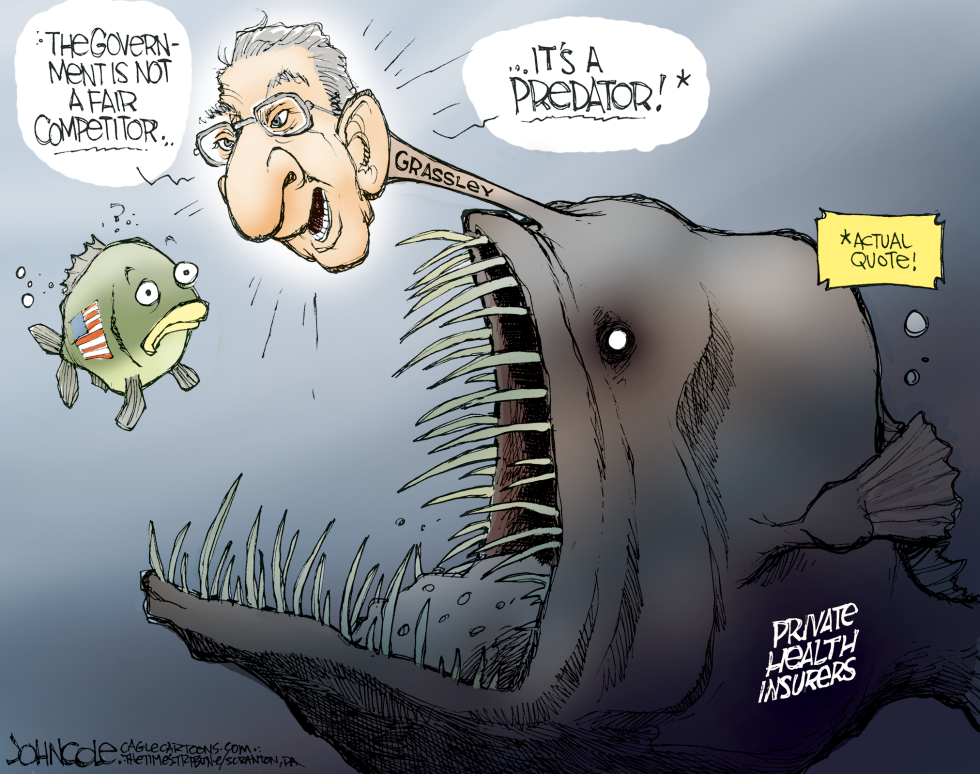 Grassley and the insurers COLOR