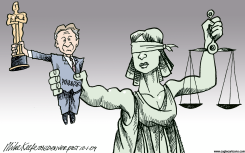 POLANKSI ARREST  by Mike Keefe
