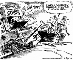 OBAMACARE COSTS by Jim Day