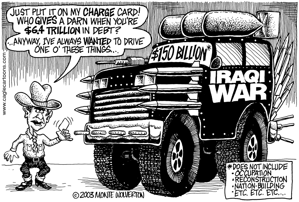 Bush buys war on credit