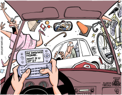 DRIVING WHILE DIALING by Jeff Parker