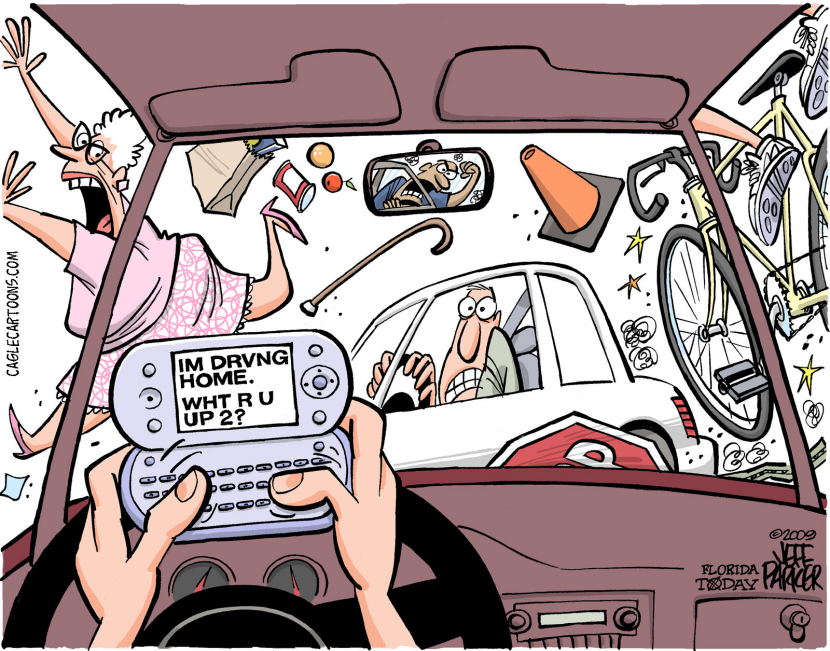 Driving While Dialing COLOR