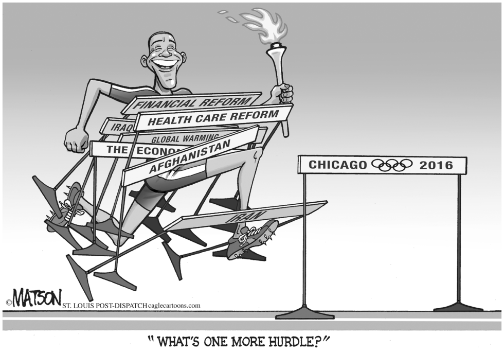 Chicago Olympics Hurdle