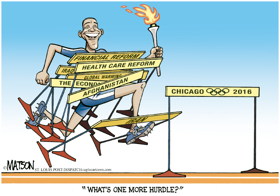 Chicago Olympics Hurdle-COLOR