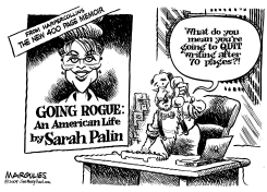 SARAH PALIN BOOK by Jimmy Margulies