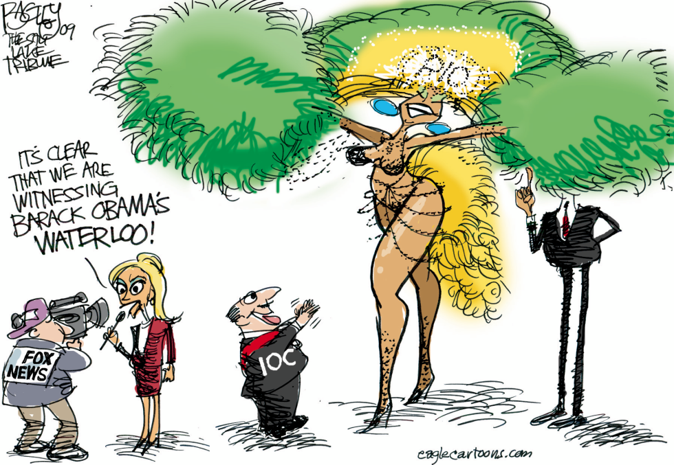  OBAMAS WATERLOO by Pat Bagley