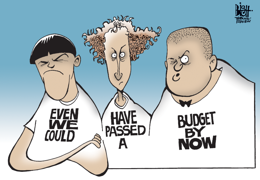 PA- STILL NO BUDGET, COLOR
