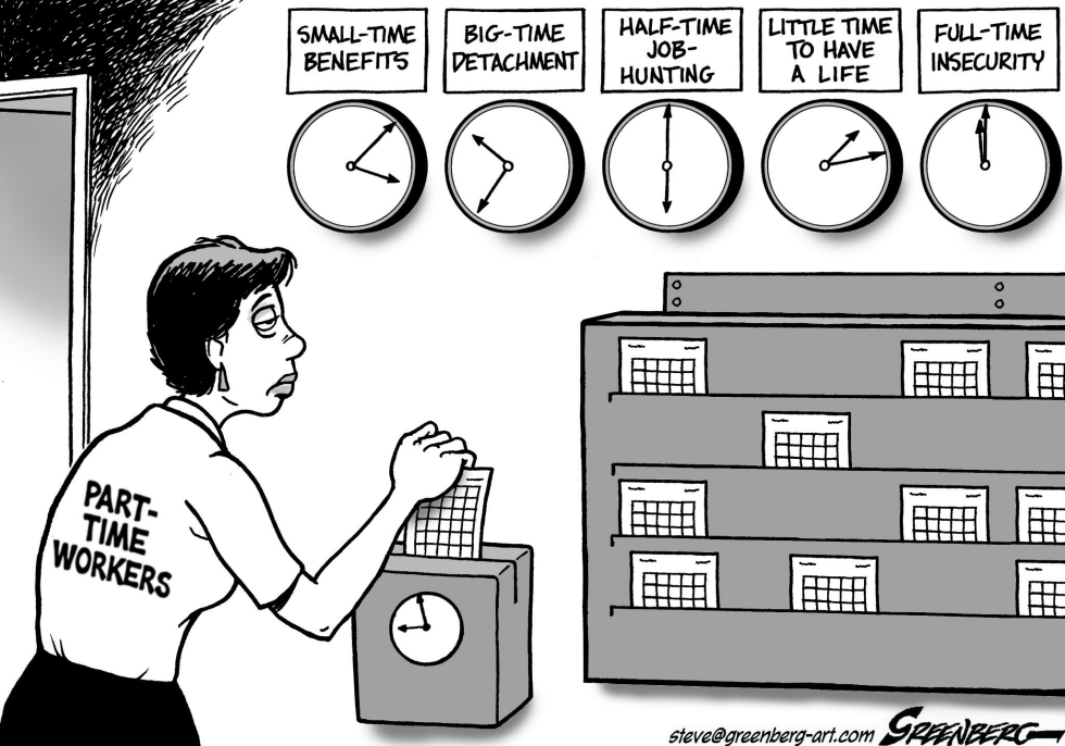 Part-time workers bw