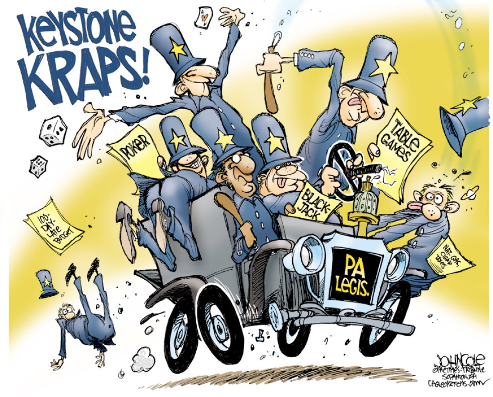 PA TOON -- Pennsylvania gambling COLOR