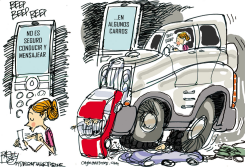 MENSAJEANDO EN EL CARRO /  by Pat Bagley