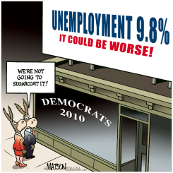 9.8% UNEMPLOYMENT RATE by R.J. Matson