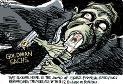 GOLDMAN SUCKS  by Pat Bagley