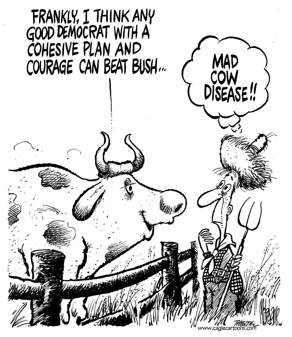  MAD COW DEMOCRATS by Mike Lane